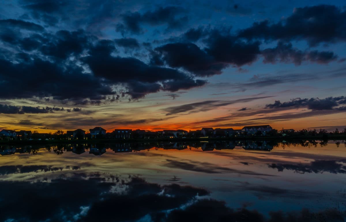 skyview of LAKE NONA